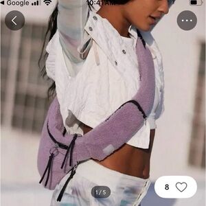 Free People Overachiever Sherpa Crossbody Bag